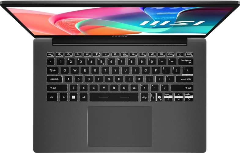 Ноутбук MSI Modern 14 F13MG-207RU 14", IPS, Intel Core i7 1355U 1.7ГГц, 10-ядерный, 16ГБ DDR4, 512ГБ SSD,  Intel Iris Xe graphics, Windows 11 Home, серый [9s7-14s121-207]